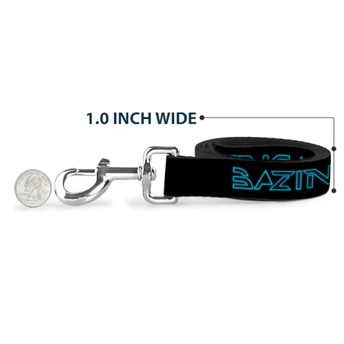 Leash Sheldon Bazinga Black Blue Glow sangle robuste de 0,5 pouce