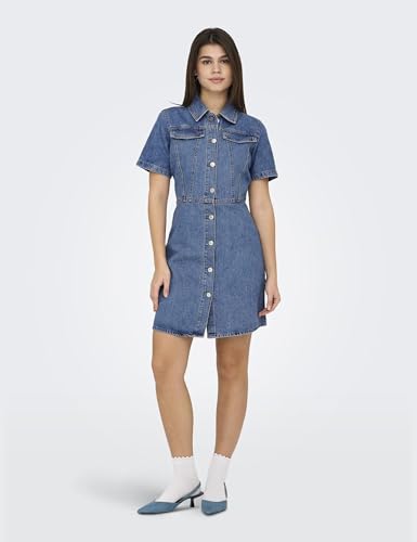 Robe DNM Onlmalia bleu jean mode été chic décontractée