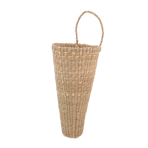 Almacenamiento multiusos para hogar con diseño ventilado en cesta pequeña tejida a mano 2