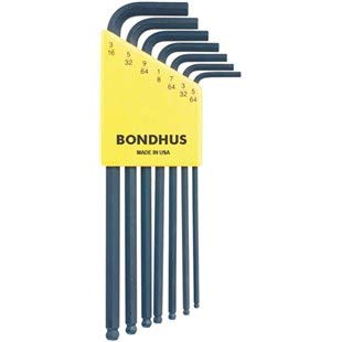 Clés en L Bondhus fini les vis foirées avec ce lot de 7 pièces SAE