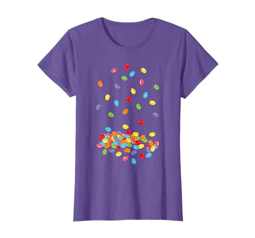 Jelly Beans Colourful Jelly Sweets Design T-Shirt