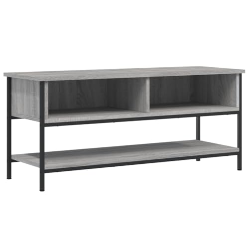 vidaXL Mueble de TV Madera contrachapada Gris Sonoma 100x35x45 cm
