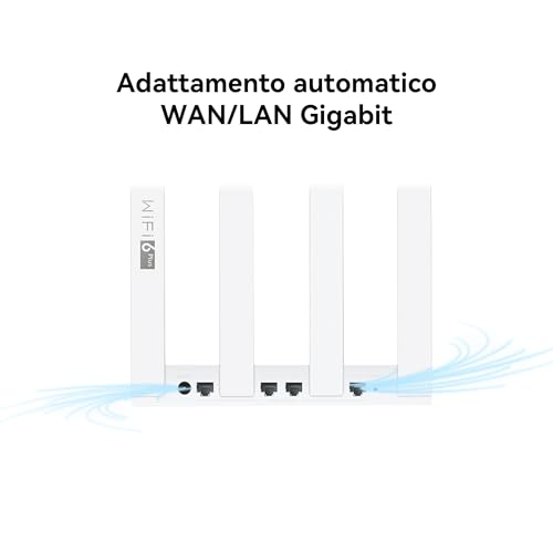 WiFi AX3, Router Wireless Dual Band Gigabit Wi-Fi 6 AX3000, 4 porte GE WAN/LAN auto-adattative, Sicurezza HomeSec™, Ideale per Gaming Xbox/PS5/Steam e 8K, Esclusiva Amazon - Router - Immagine 4