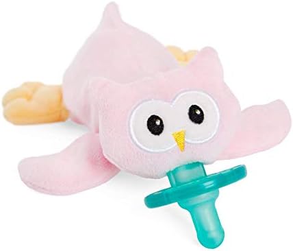 WubbaNub Infant Pacifier - Pink Owl