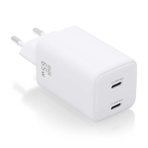Chargeur mural Aisens 65W blanc à la maison comme au bureau avec le modèle ASCH-65W2P039-W