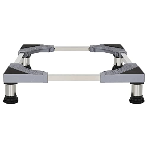 Kokorona Washing Machine Stand Mini Fridge Stand With 4 Strong Feet (5.1-6.3In High), Adjustable Refrigerator Base Multi-Functional Washer Dryer Pedestals, Max Load 330Lbs #TOP18