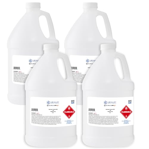Isopropyl Alcohol 99.8% Lab Grade, 4 x 1 Gallon Case