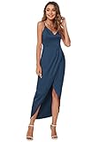 CMZ2005 Women's Sexy V Neck Backless Maxi Dress Sleeveless Spaghetti Straps Cocktail Party Dresses 7