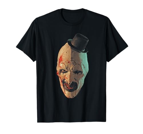 Terrifier Art The Clown Oversized Portrait Horror Movie T-Shirt