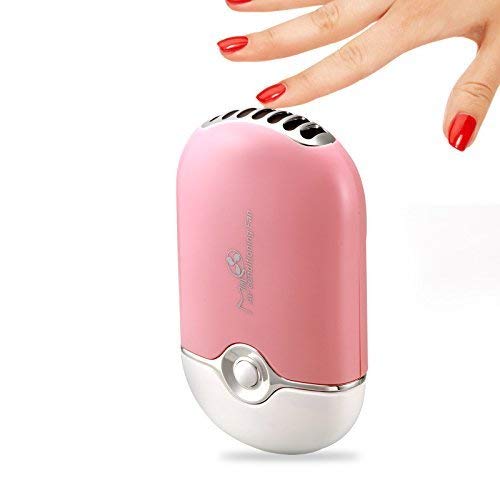 WINDMAX USB Mini Fan Air Conditioning Blower for Eyelash Extension (Pink)