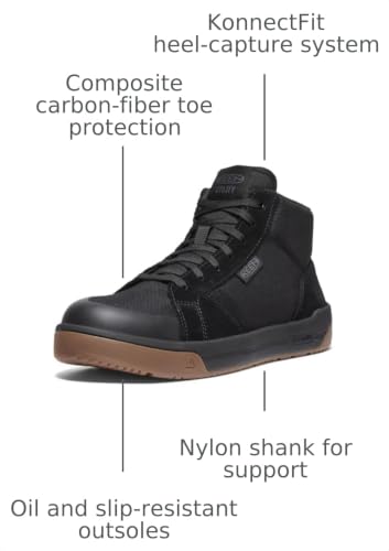 Image of KEEN Utility Men's Kenton Mid Composite Toe Work Sneakers | Safety Work Shoes