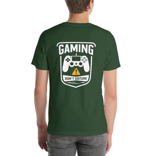 T-shirt Gaming Don't Disturb Danger Zone vêtement geek forêt XXL