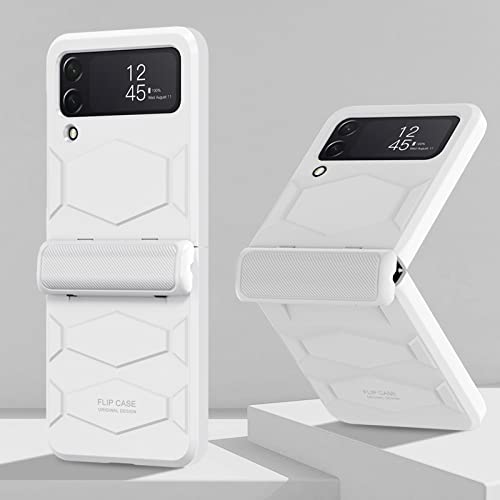 Coque antichoc Samsung Z Flip 4 blanche rigide qui protège enfin la charnière fragile