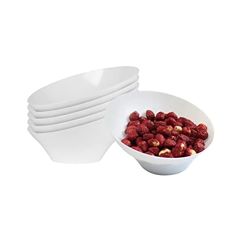 Party Bargains Angled Plastic Bowls - 5 Pack Cover