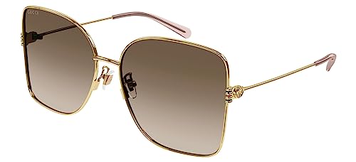 Gucci GG1282SA Gold/Brown Shaded 62/16/140 women Sunglasses
