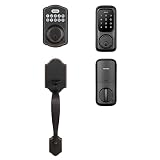 Revolo Electronic Keypad Deadbolt, Front Door Handle Sets, BHMA Certified, Auto Lock, Easy to Instal
