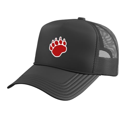Ashland Grizzlies Trucker Hat with Adjustable Mesh Back, Black