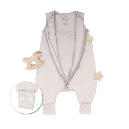 Image of Sleeveless Soft Baby & Toddler Sleeping Sack, Breathable with Adjustable Feet Cuffs & Anti-Slip Grip