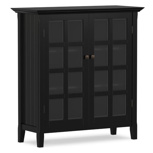 SIMPLIHOME Acadian 39 inch Display Cabinet