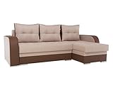 Freistehendes Ecksofa (Rücken auch überzogen)