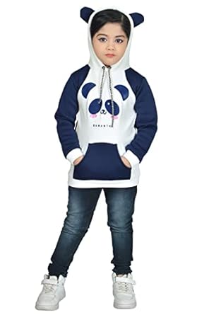 Linotex Girls New Pattern Samantha Cartoon Sweatshirt Full Sleeve Winter Jackets Size: 18-30/1-8 Years.