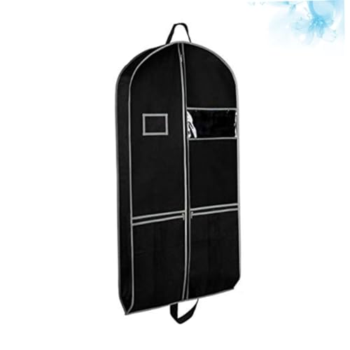 PRETYZOOM 1pc Garment Bag Dress Storage Breathable Suit Cover Nonwoven Zipper Pouch3