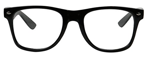 ShadyVEU Retro Round Eyeglasses for Men Women UV Protection Clear