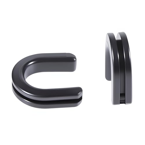 Harley Luggage Rack Side Plate mounting Bracket Grommet Fits for Harley Touring Sissy Bar Backrest 1987-2024, Part for 52682-09, (Black#8)