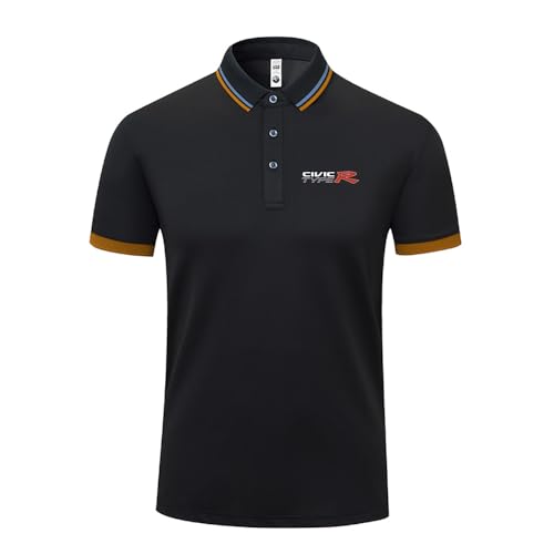 Polo homme femme FCOIN t-shirt respirant anti-transpiration noir taille TP pour le sport