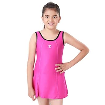 TYR Girls in Eco Solid Frocksuit