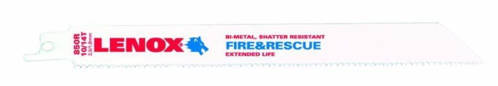 Lenox Fire & Rescue Reciprocating Saw Blades 203mm Pack of 5