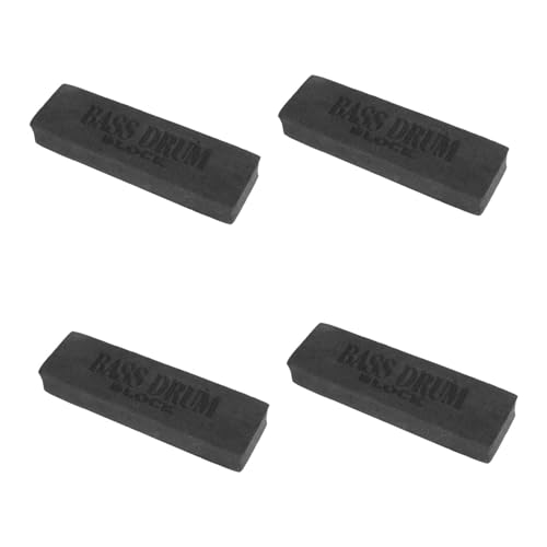 Bloc anti-dérapant pour grosse caisse ifundom, accessoire de batterie indispensable (4 pièces)