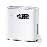 加湿器 大容量 6.5L 【2025冬新登場・除菌ライト・湿度設定】水漏れ防止 ハイブリッド式 加熱式 超音波式 加湿器 卓上 間欠モード 4重除菌 マイナスイオン アロマ対応 上から給水 ポンプ式 ヒーター付き 静音 高温除菌 省エネ 空気清浄機 掃除しやすい 12時間タイマー お休みモード リモコン付き 電源コード収納可能 寝室/オフィス/リビング (ホワイト)