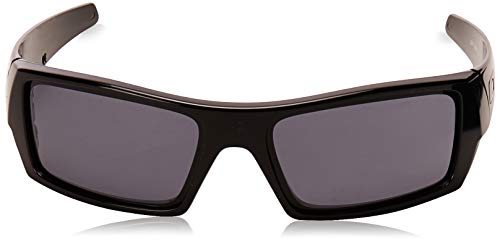 Oakley Men's Gascan Sunglasses,OS,Polised Black/Grey