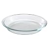 Pyrex Glass Bakeware Pie Plate 9 x 12 Pack of 2 Clear Original Genuine Pyrex Made in the USA