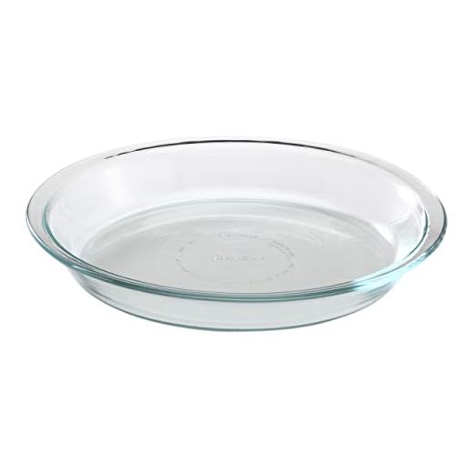 Pyrex 6001003 Glass Bakeware Pie Plate 9" x 1.2" Pack of 2, 5.2, Clear