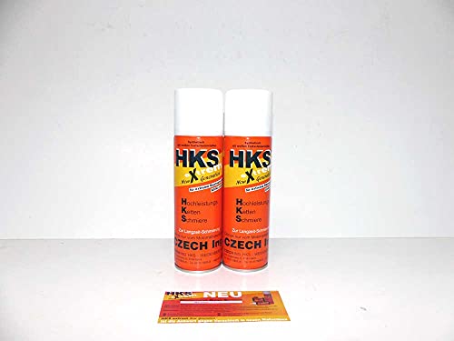 Preisvergleich Produktbild 2x HKS CZECH EXTREM Kettenschmiere Kettenfett Spraydose 300ml