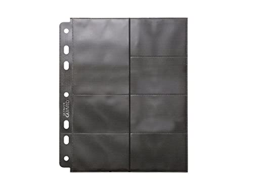 Ultimate Guard 14-Pocket Mini American Compact Pages (10-Pages, Standard, Black)