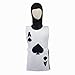 Playing Card Soldier Costume Set (Alice in Wonderland - Hearts, Spades, Diamonds, Clubs) - Toddler, Kids, Teen, Adult and Plus sizes (Adult Large, Hearts)