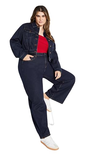 City Chic Women's Plus Size Jacket-Denim JoJo