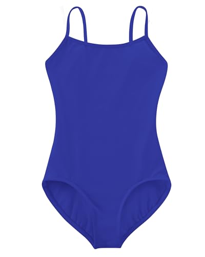 Stelle Leotards for Girls Ballet Dance Gymnastics Leotard Unitard Tumbling Outfit(Royal Blue XL)