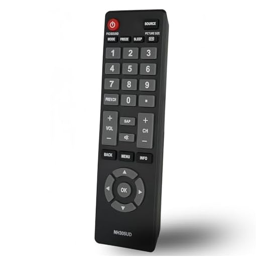 Universal Replacement Remote Control Compatible for Emerson LCD LED TV 32FNT004 NH310UP NH303UD NH301UD NH401UD NH400UD NH305UD