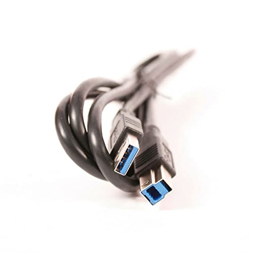 Septal USB 3.0 Cable - A-Male to B-Male Adapter Black 6 Feet (1.8 Meter) Black Monitor/Dock/PC - Image 2