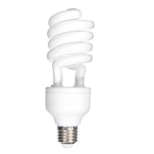 2x Lâmpadas Fluorescente 45W x 110Volts E27 5500K Daylight Luz Fria Contínua CFL para Estúdio