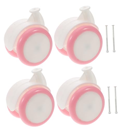 FOYTOKI Toddler Walker Wheel Replacement 4 Pieces Plastic Replacement Parts Easy to Install Wheel Kit