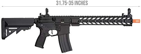 Lancer Tactical Enforcer Hybrid Gen 2 Battle Hawk 14" Airsoft AEG Rifle HIGH FPS Black 395 FPS