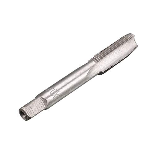 Uxcell A19051000UX0728 Metric Hand Tap M8 Thread 0.75 Pitch 3 Straight Flutes H2 Alloy Tool Steel Bottom & Taper Screw Tap Set Tapping Tools thumb #2