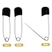 GARIOUANS 100pcs Jumbo Safety Pins Large Safety Pin Clips for Diapers Blankets Skirts Sewing Crafts