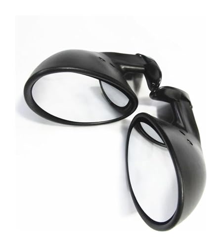 Rétroviseurs Porte De Voiture Boîtier Miroir Côté Paire Capuchon Noir Style Racin Californie