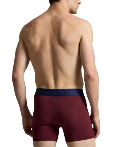 Image of POLO RALPH LAUREN Men's Underwear Boxer Briefs Pack, 3-Pack, 4D Flex Cooling Microfiber Underwear, Wicking Boxer Briefs